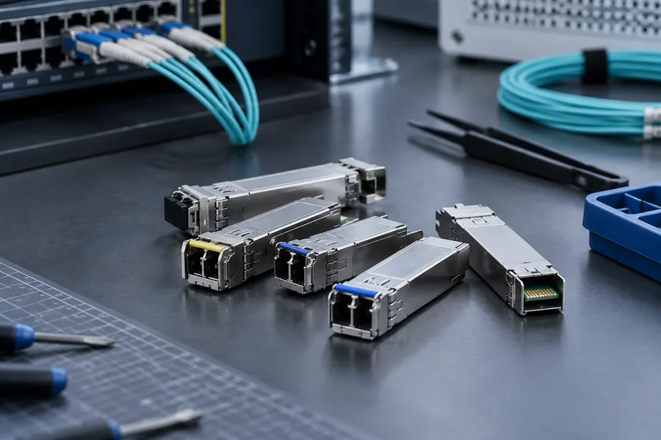 Illustration zum Thema SFP & SFP+